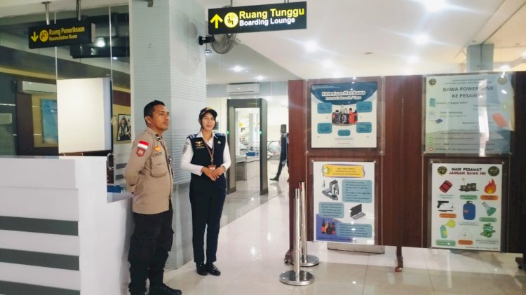 Tanpa Hambatan, Pengamanan Bandara Frans Seda Jamin Kelancaran Arus Penerbangan