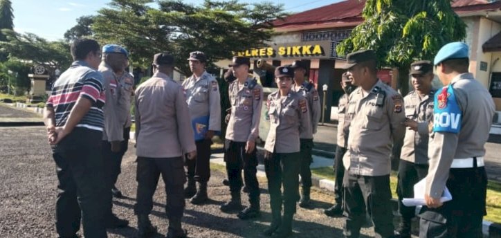 “Polres Sikka Perkuat Disiplin Internal, Apel Fungsi Jadi Panggung Evaluasi Personel”