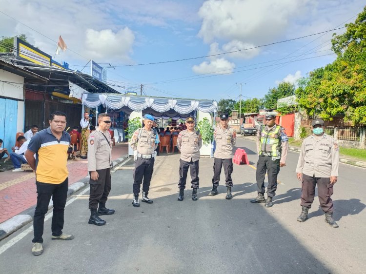 Kopdit Pintu Air Madawat Resmi Dibuka, Sinergi Polsek Alok Polres Sikka dan Masyarakat Jamin Kelancaran Acara