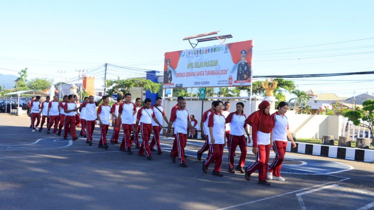 Disiplin Diperketat, Soliditas Dikuatkan: Polres Sikka Gelar Apel, Gaktibplin hingga Olahraga Bersama