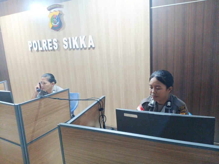 “ 24 Jam Siaga, Layanan 110 Polres Sikka Hadir dengan Pelayanan Prima”