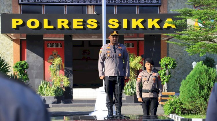 “Gugah Kesadaran Anggota! Wakapolres Sikka Tegaskan Syukur Sejati Dibuktikan Lewat Disiplin dan Tindakan”