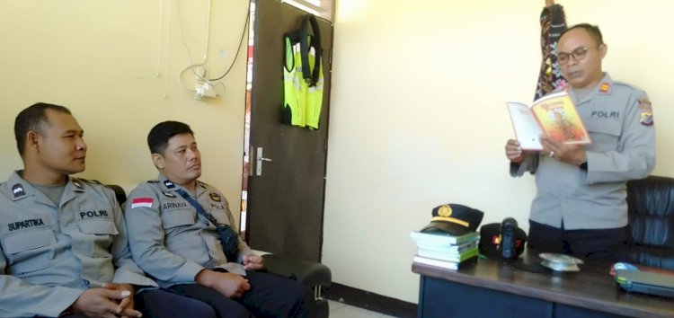 Serentak dan Berkelanjutan, Polres Sikka Perkuat Karakter Personel Lewat Pembinaan Rohani