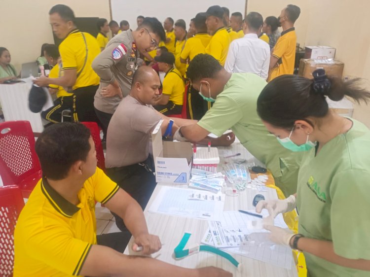 Rikkes Berkala 2026 Digelar, Polres Sikka Pastikan Personel Tetap Prima dan Siap Bertugas