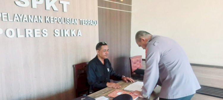 Wakapolres Sikka Sidak SPKT dan Call Center 110, Tegaskan Pelayanan Polri Harus Cepat, Disiplin dan Responsif