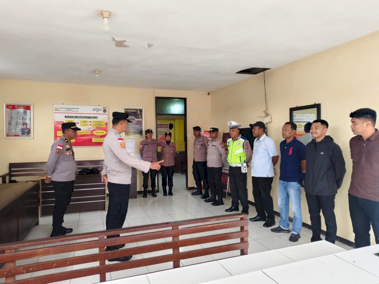 Disiplin Pagi dan Kesiapsiagaan Diperketat, Polres Sikka Pastikan Personel, Tahanan, hingga Piket Jajaran Tetap Siaga
