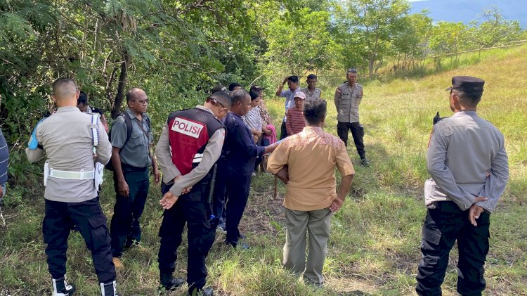 Tanpa Gejolak, Polres Sikka Sukses Amankan Eksekusi Objek Sengketa Tanah di Maumere