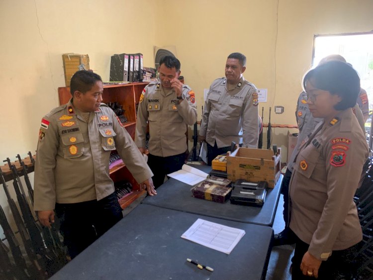 “Perkuat Tata Kelola Logistik, Biro Logistik Polda NTT Supervisi Baglog Polres Sikka”
