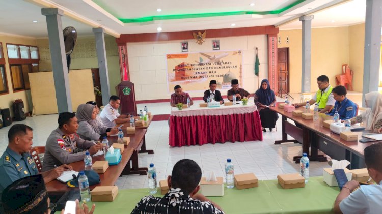 Jelang Kepulangan Jemaah Haji, Polres Sikka Perkuat Sinergi Melalui Rapat Koordinasi
