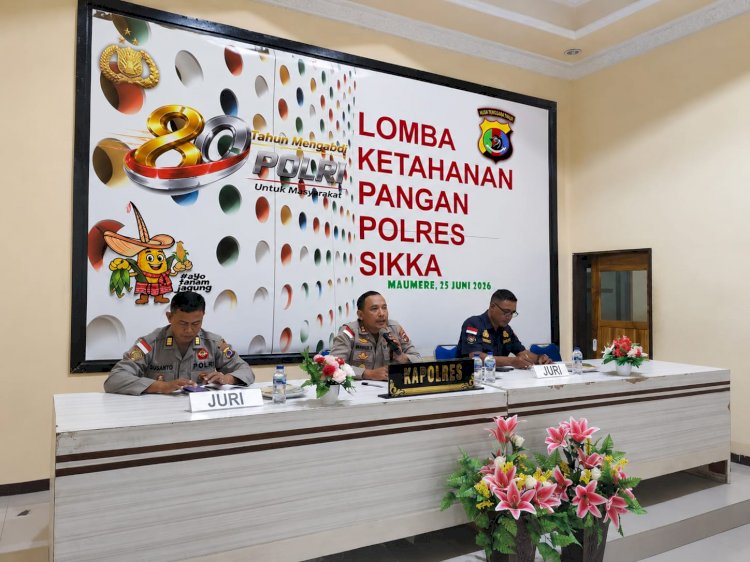 Hari Bhayangkara ke-80, Polsek Bola Polres Sikka Sabet Gelar Terbaik dalam Lomba Ketahanan