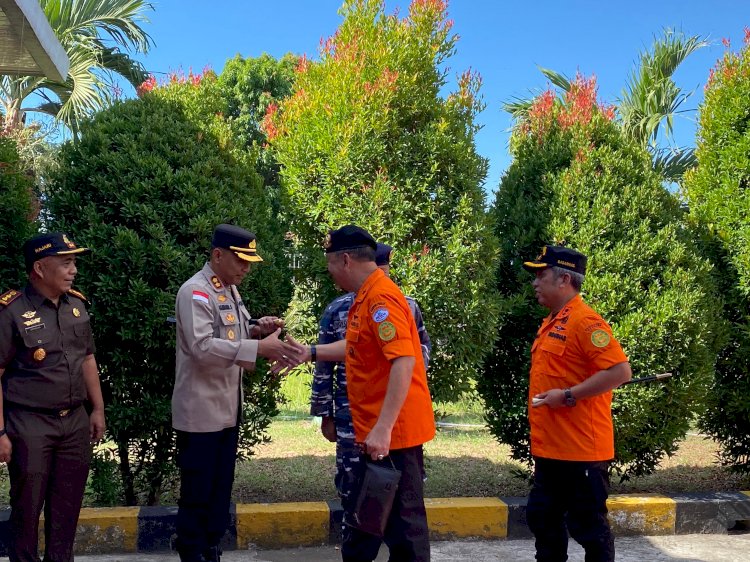 Forkopimda Sikka Sambut Karo Perencanaan dan Keuangan BNPP, Sinergi Operasi SAR Kian Diperkuat