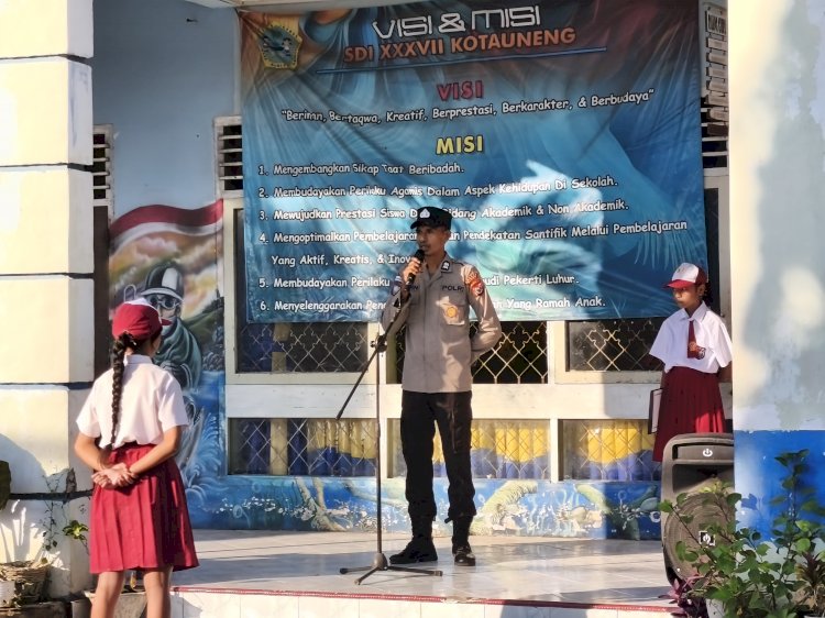 Perang Melawan Bullying dan Candu Digital, Polres Sikka Sasar SD Inpres Kota Uneng