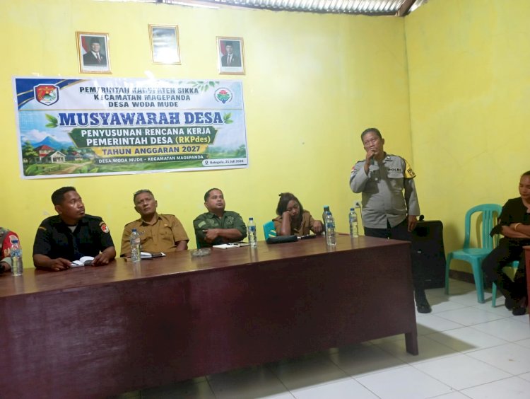 Musyawarah Desa Woda Mude Jadi Ruang Adu Gagasan, RKPDes 2027 Disusun dari Aspirasi Warga