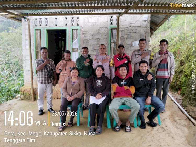 “Tak Ingin Polemik Lama Terulang, Kapolsek Paga Kawal Legalitas Lahan Kantor Desa Ndaimbere”