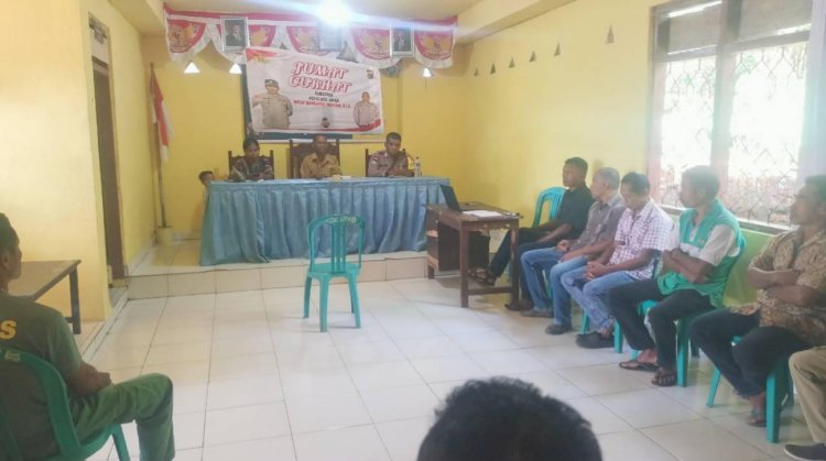 Jumat Curhat Polsek Nita: Kasus Pengerusakan Tanaman hingga Keributan Anak Muda Jadi Sorotan
