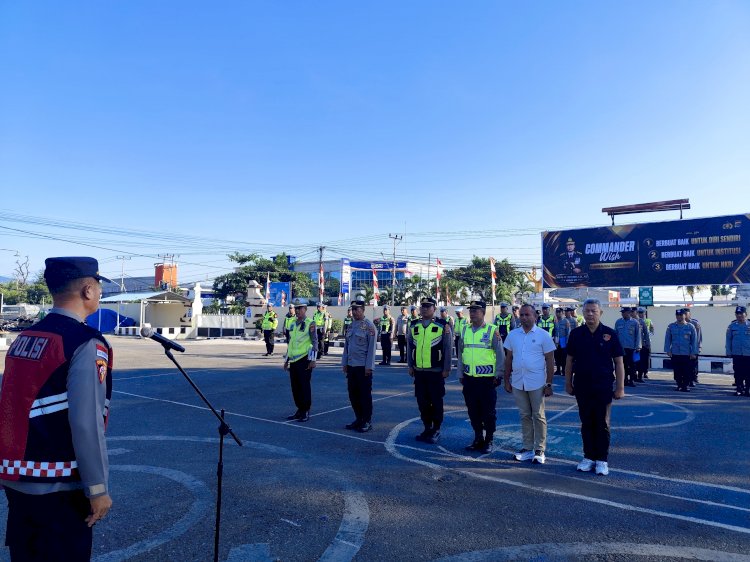 130 Personel Polres Sikka Siaga Penuh, Kawal Ketat Touring Harley Davidson “Neighborhood 3 Voyage 2026”