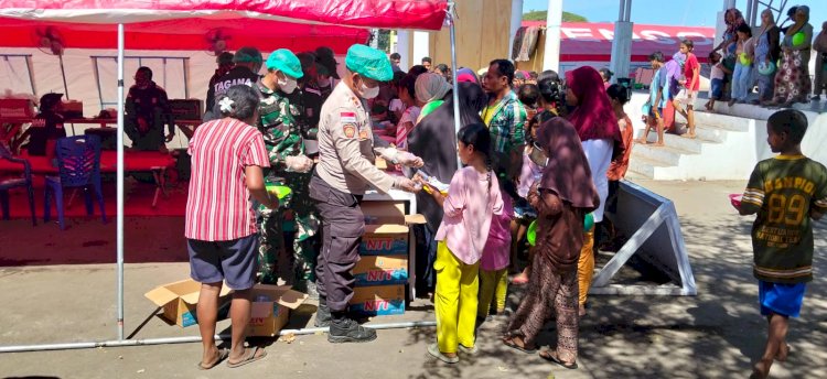 Gerak Cepat di Tengah Bencana, Unit Siaga Logistik Posko Samador Pastikan Pengungsi Gempa Tetap Mendapat Asupan Makanan
