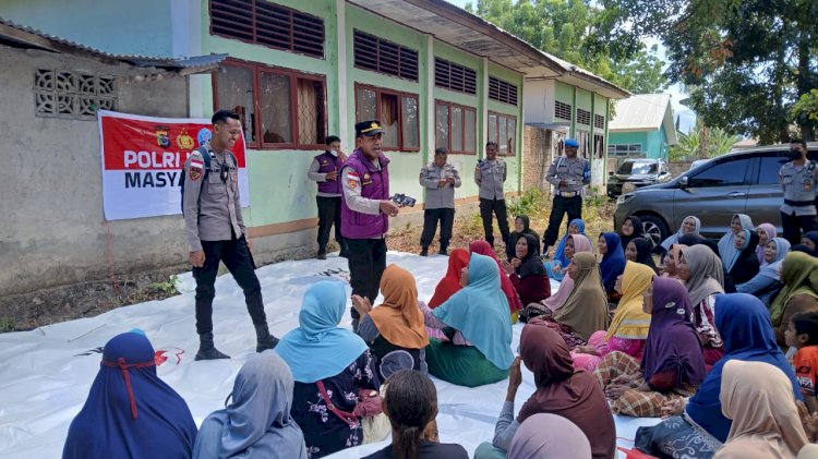 Pulihkan Luka di Tengah Bencana, Tim Psikologi Polri Hadir Menyentuh Warga Terdampak Gempa di Nangahale Sikka