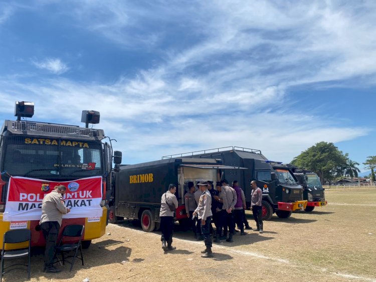 Dapur Lapangan Brimob Polda NTB Tiba di Maumere, Perkuat Layanan Konsumsi bagi Pengungsi Gempa