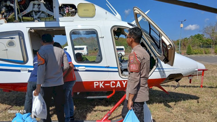 Logistik Bantuan Sembako Bergerak ke Pulau Palue, Distribusi Kemanusiaan Dipercepat Melalui Jalur Udara