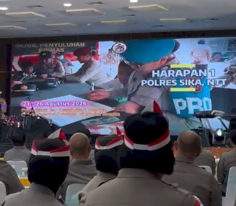 POLWAN POLRES SIKKA RAIH JUARA HARAPAN I LOMBA VIDEO KESEHATAN MENTAL, ANGKAT KISAH PERJUANGAN DI TENGAH BENCANA GEMPA