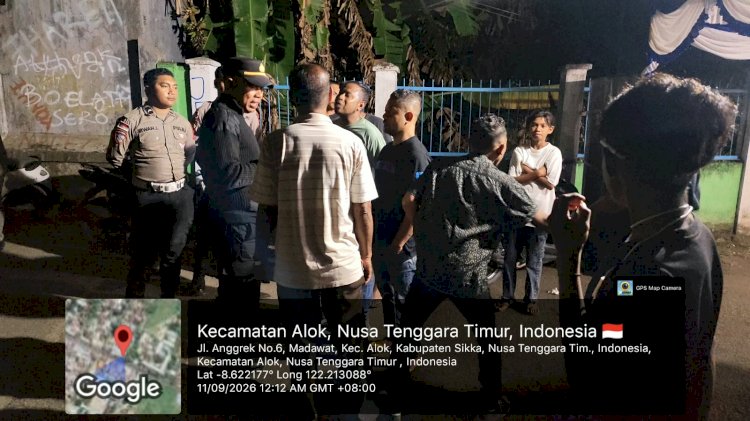 Jaga Ketenangan Warga, Polres Sikka Respons Cepat Aduan Musik Bising via 110