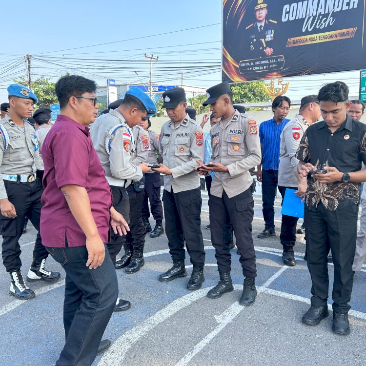 Ketika Disiplin Personel Jadi Prioritas, Propam Polres Sikka Intensifkan Opsgaktiblin