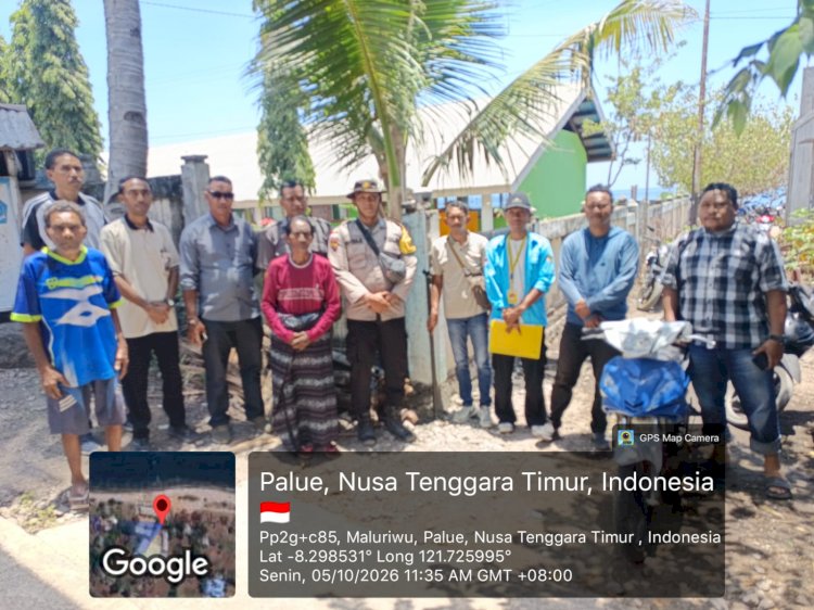 Monitoring dan Pengamanan Pengukuran Tanah di Palue, Seluruh Batas Disepakati Tanpa Sengketa