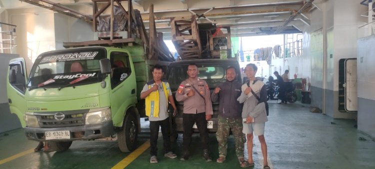 Polres Sikka Kawal Truk Bor PUPR ke Palue, Tiga Titik Pengeboran Air Bersih Disiapkan