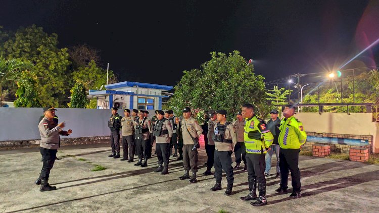 Cegah Balap Liar Dan dalam Rangka Wisuda UNIPA, Polsek Alok dan Polres Sikka Perketat Patroli demi Keselamatan Masyarakat
