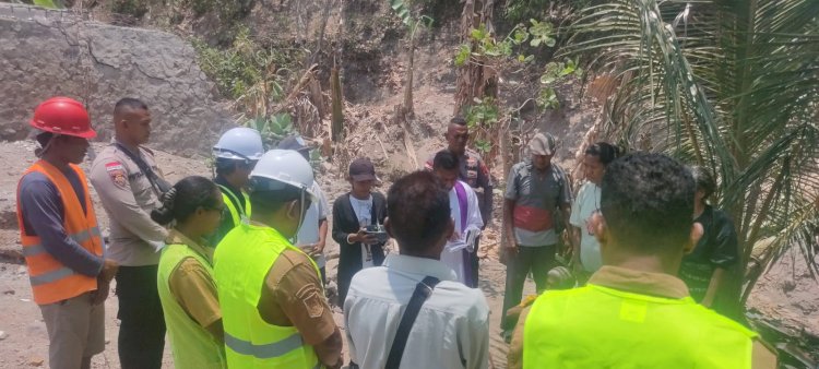 Sinergitas Polres Sikka dan Pemerintah, Kawal Pembangunan PLTS demi Pemulihan Masyarakat Palue Pascabencana