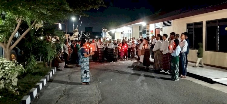 Bulan Rosario, Umat Katolik Gereja Oikumene Polres Sikka Bersatu dalam Doa dan Persaudaraan