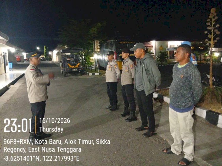 Polres Sikka Sisir Jalanan hingga Tengah Malam, Potensi Balap Liar Dipatahkan Sebelum Jadi Gangguan Kamtibmas